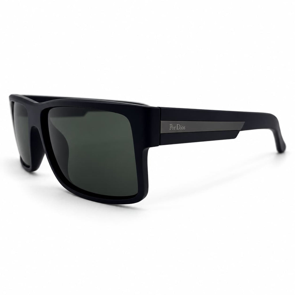 Armação Solar Masculino Por Dios MT3819S C1 Preto Acetato