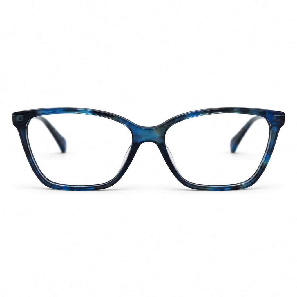 Armação Feminina Óculos PD  MB5070 C4 Preto Azul Animal