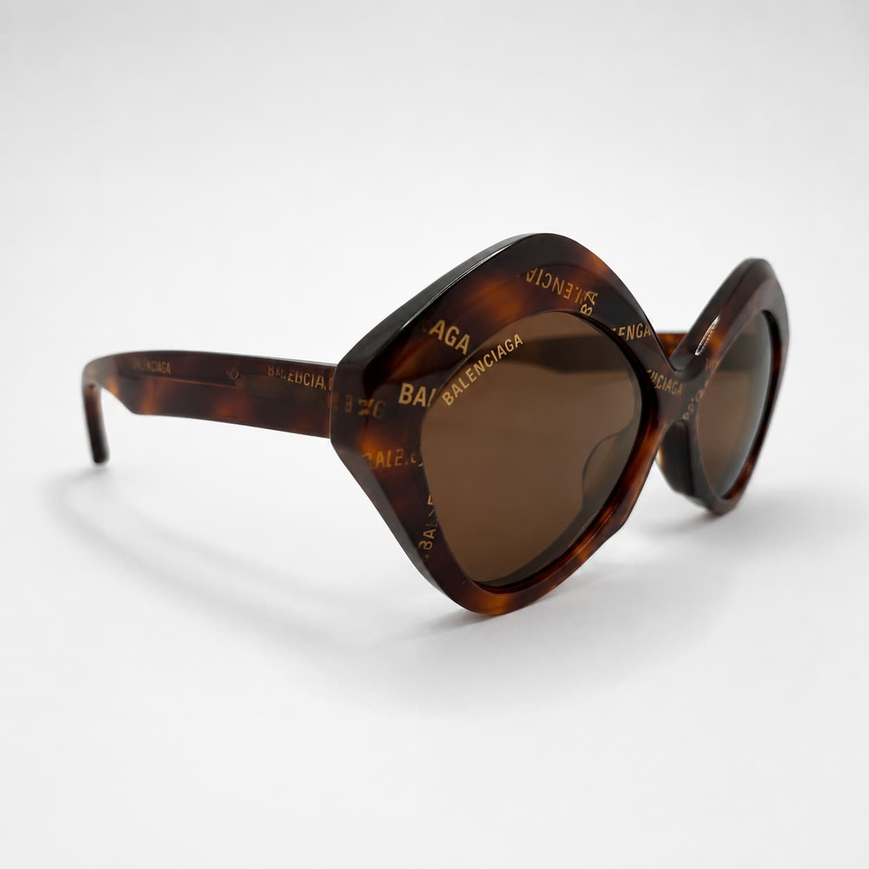 Armação Solar Balenciaga Feminino BB0125S-002 Marrom