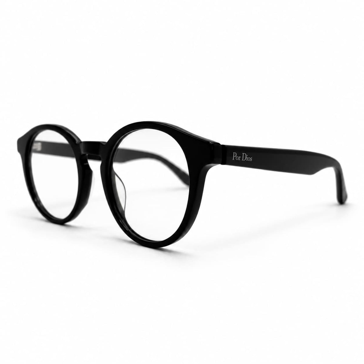 Armação Unisex PD CS1078C1 Preto Acetato  Resondo Resistente