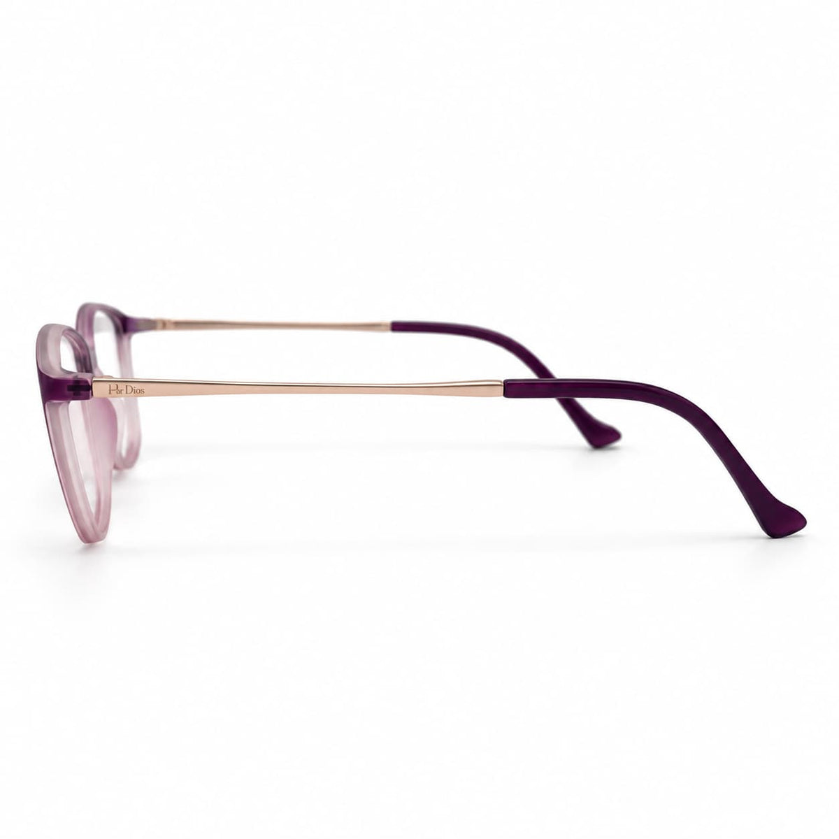 Armação Feminina Óculos PD  DTS312 C4 Roxo Rosa Resistente