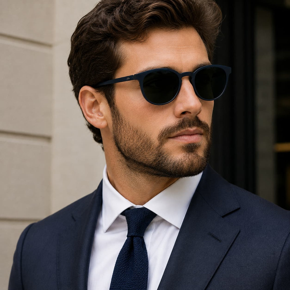Armação Solar Masculino Por Dios MT4543 C3 Azul Acetato