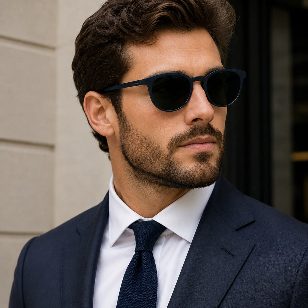 Armação Solar Masculino Por Dios MT4543 C3 Azul Acetato