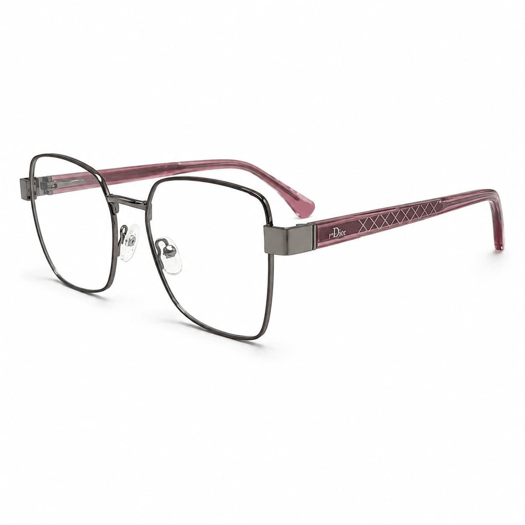 Armação Feminina PD CS1110 C2 Metal Vermelho Resistente