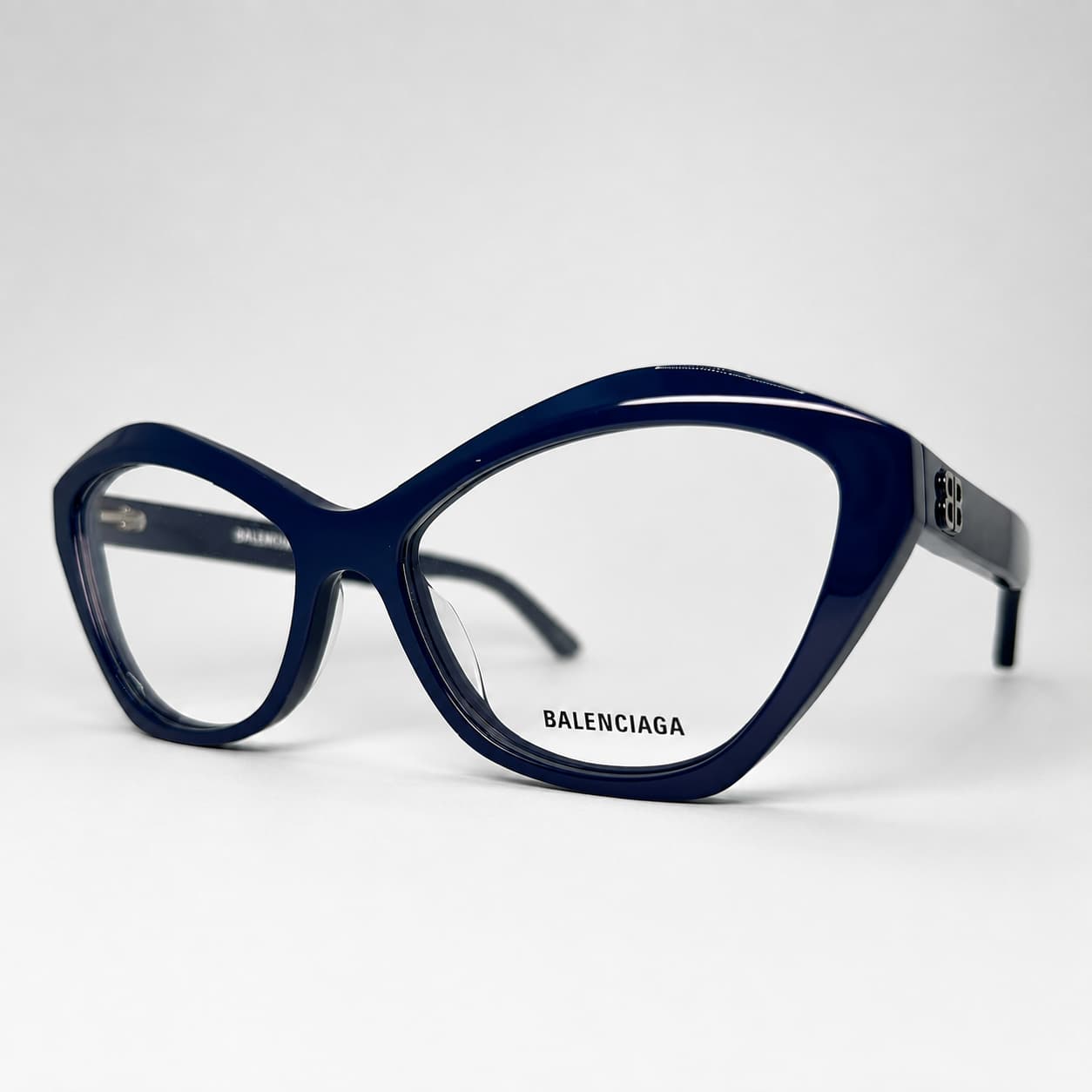 Armação RX Balenciaga Feminino BB0341O-004  Azul Escuro