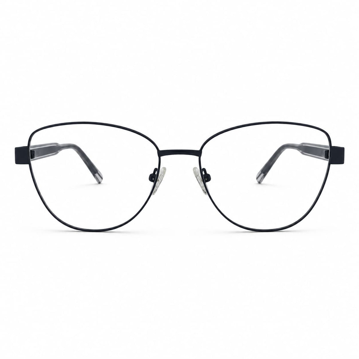 Armação Feminina Por Dios CS1105 53 143 C2 Preto Metal Resistente