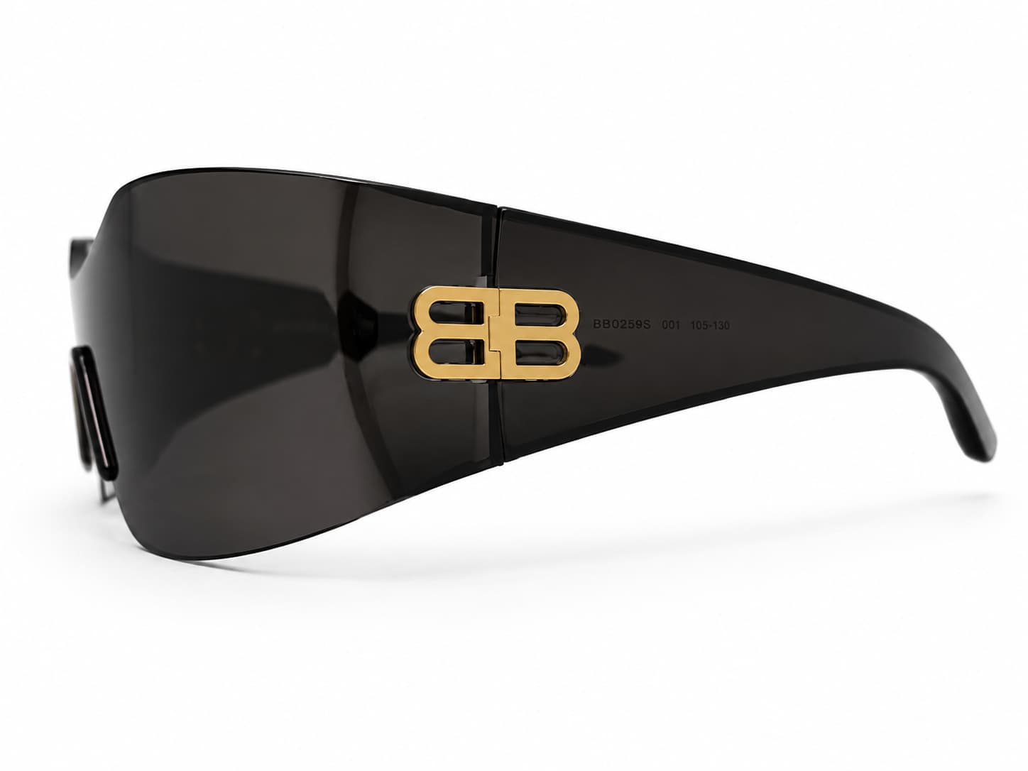 Armação Solar Balenciaga Feminino BB0292S-001 Cinza escuro