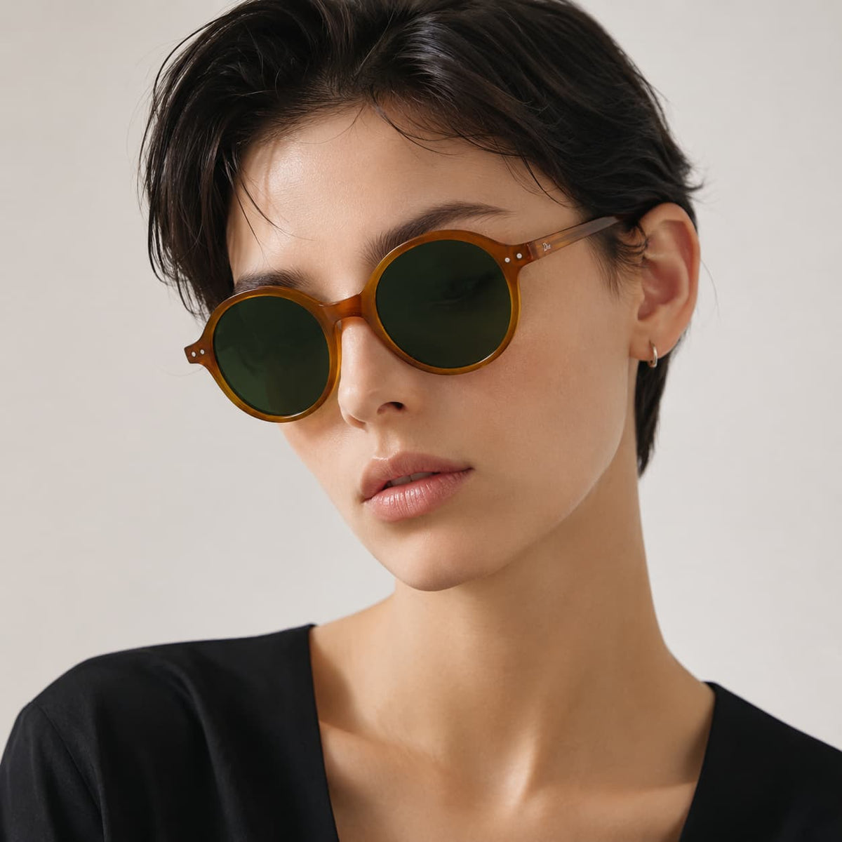 Armação Solar Unisex Por Dios CY010 C2 Caramelo Acetato