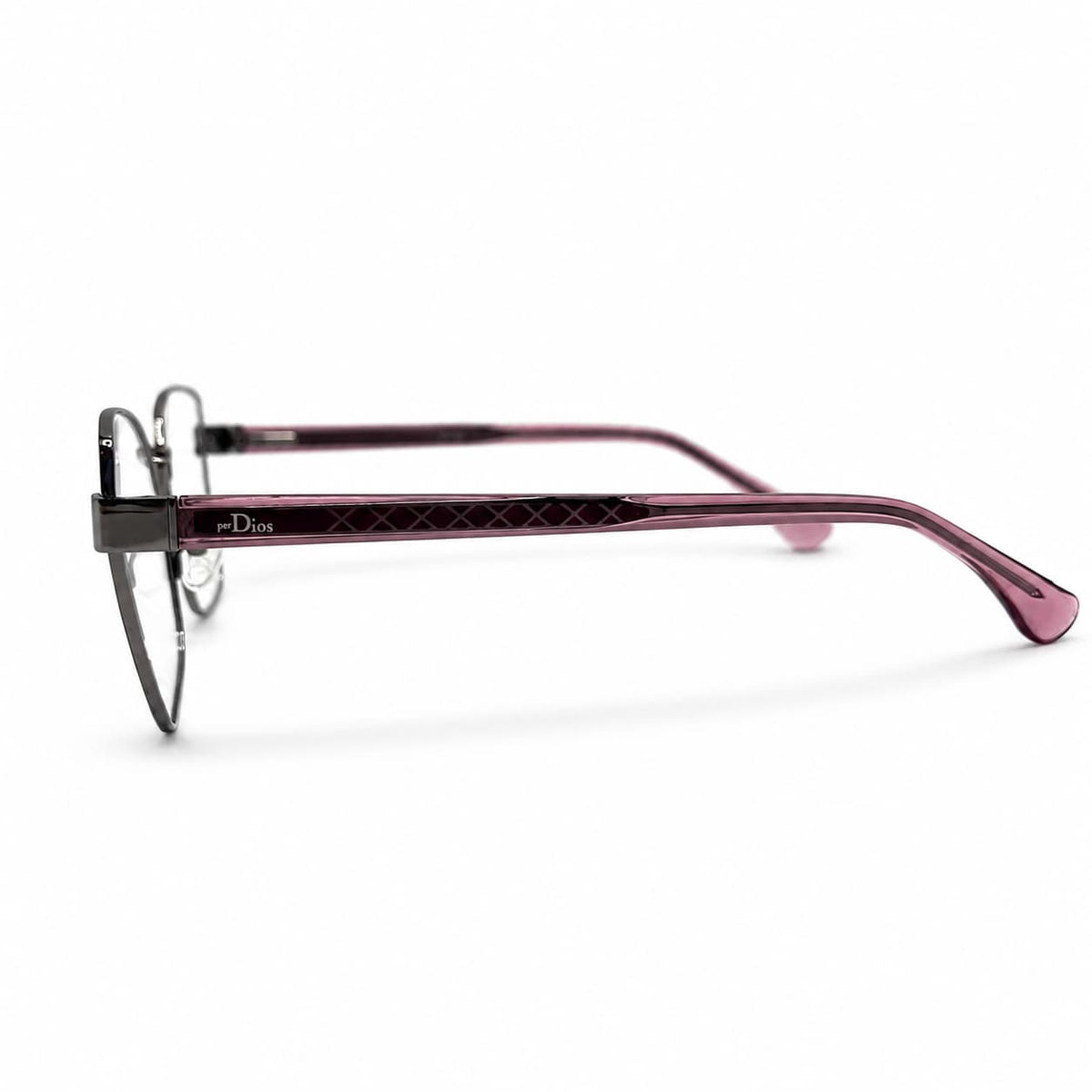 Armação Feminina PD CS1110 C2 Metal Vermelho Resistente