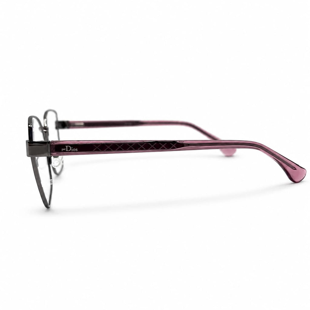 Armação Feminina PD CS1110 C2 Metal Vermelho Resistente
