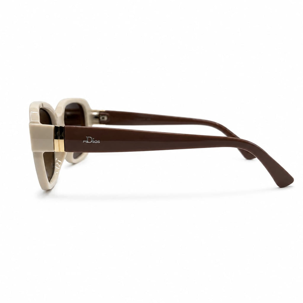 Armação Solar Feminino PD YC3361 C4 Bege Acetato