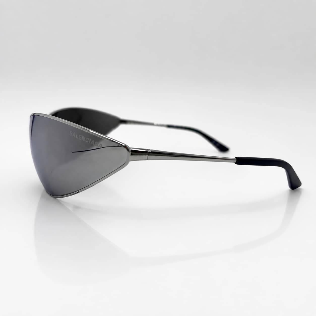 Armação Solar Balenciaga Masculino BB0315S-001 Prata