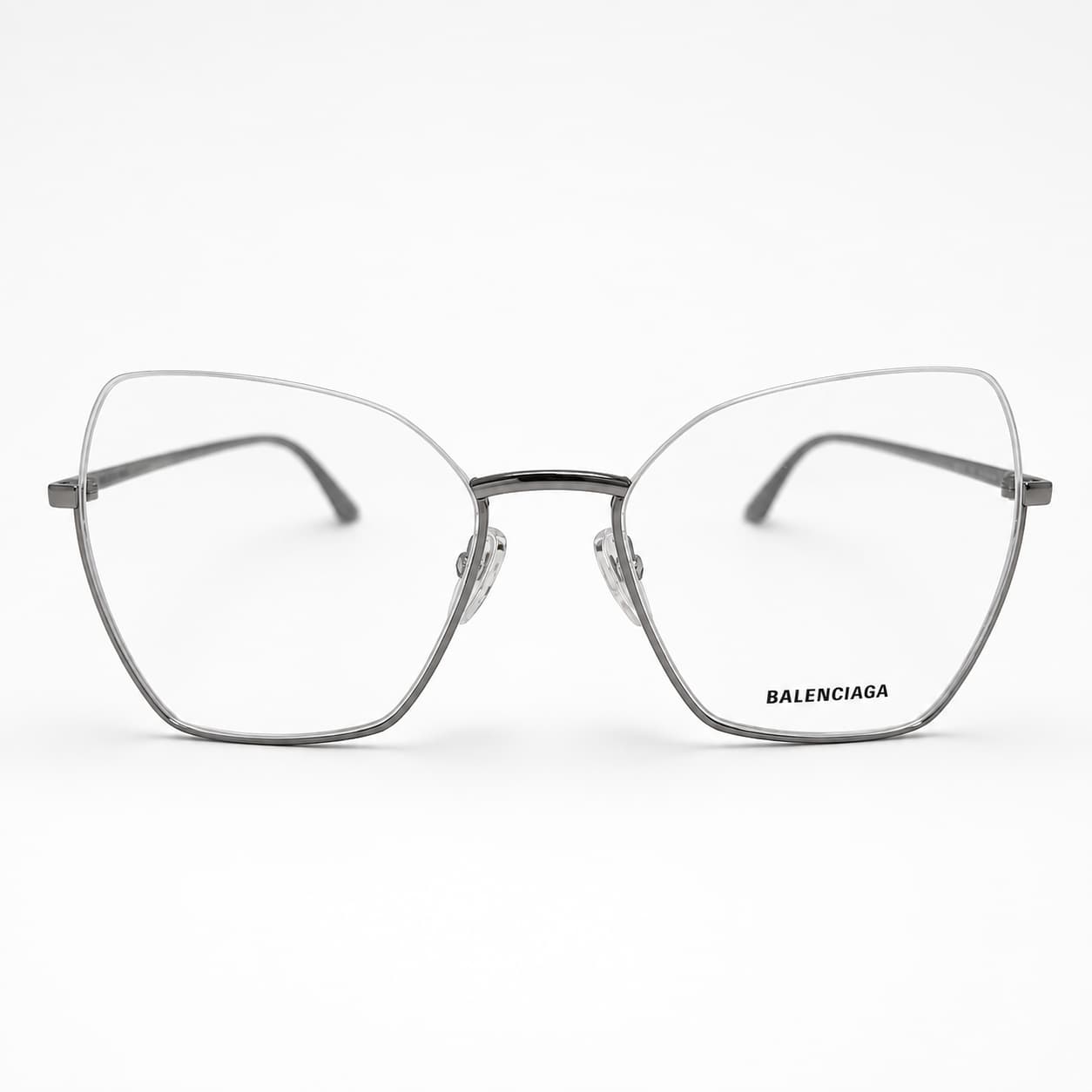 Armação RX Balenciaga Feminino BB0142O-001 Prata
