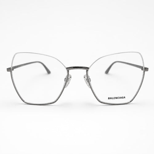 Armação RX Balenciaga Feminino BB0142O-001 Prata