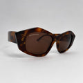 Armação Solar Balenciaga Feminino BB0106S-002 Marrom Animal