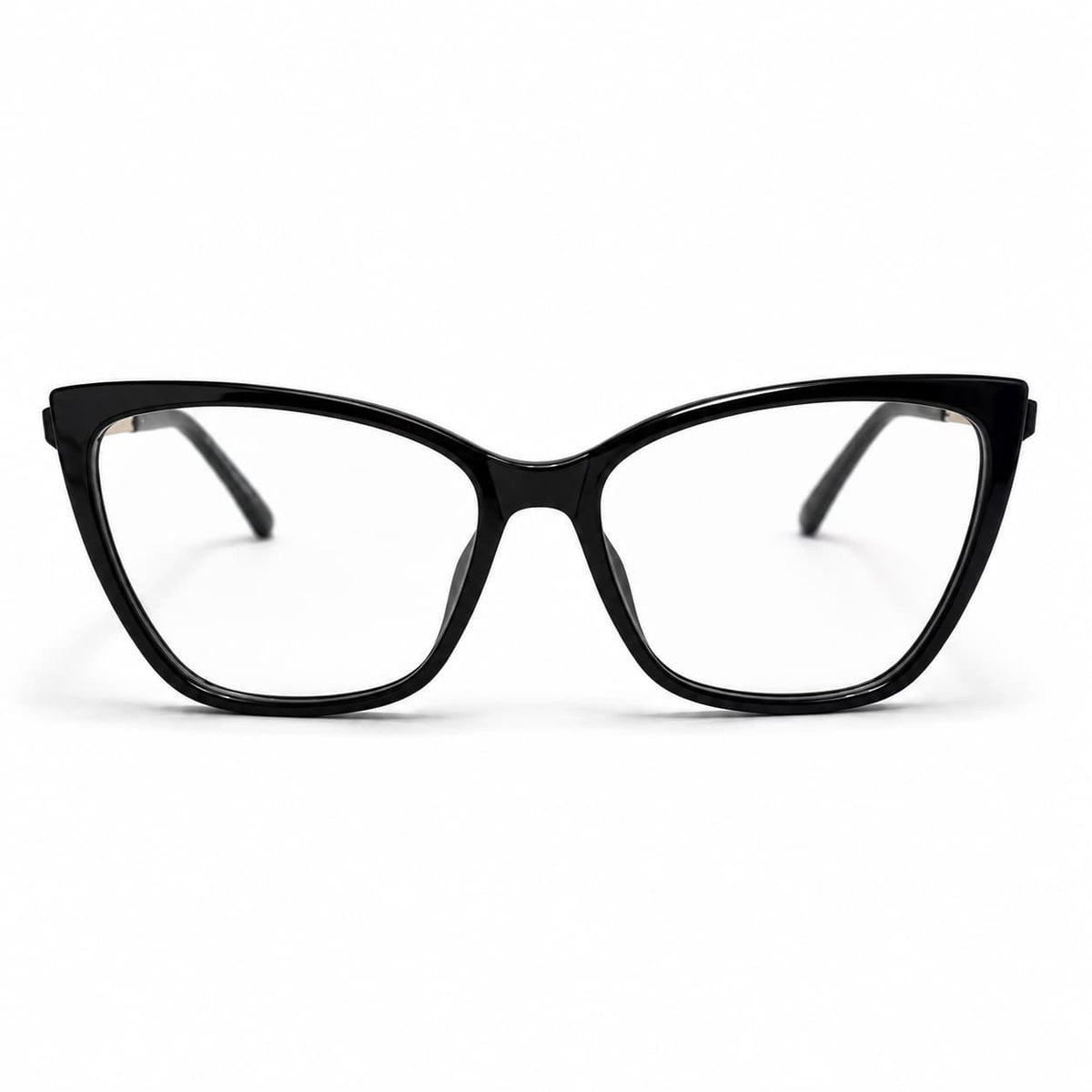 Armação Feminina Óculos PD CS1113 C1 Preto Acetato