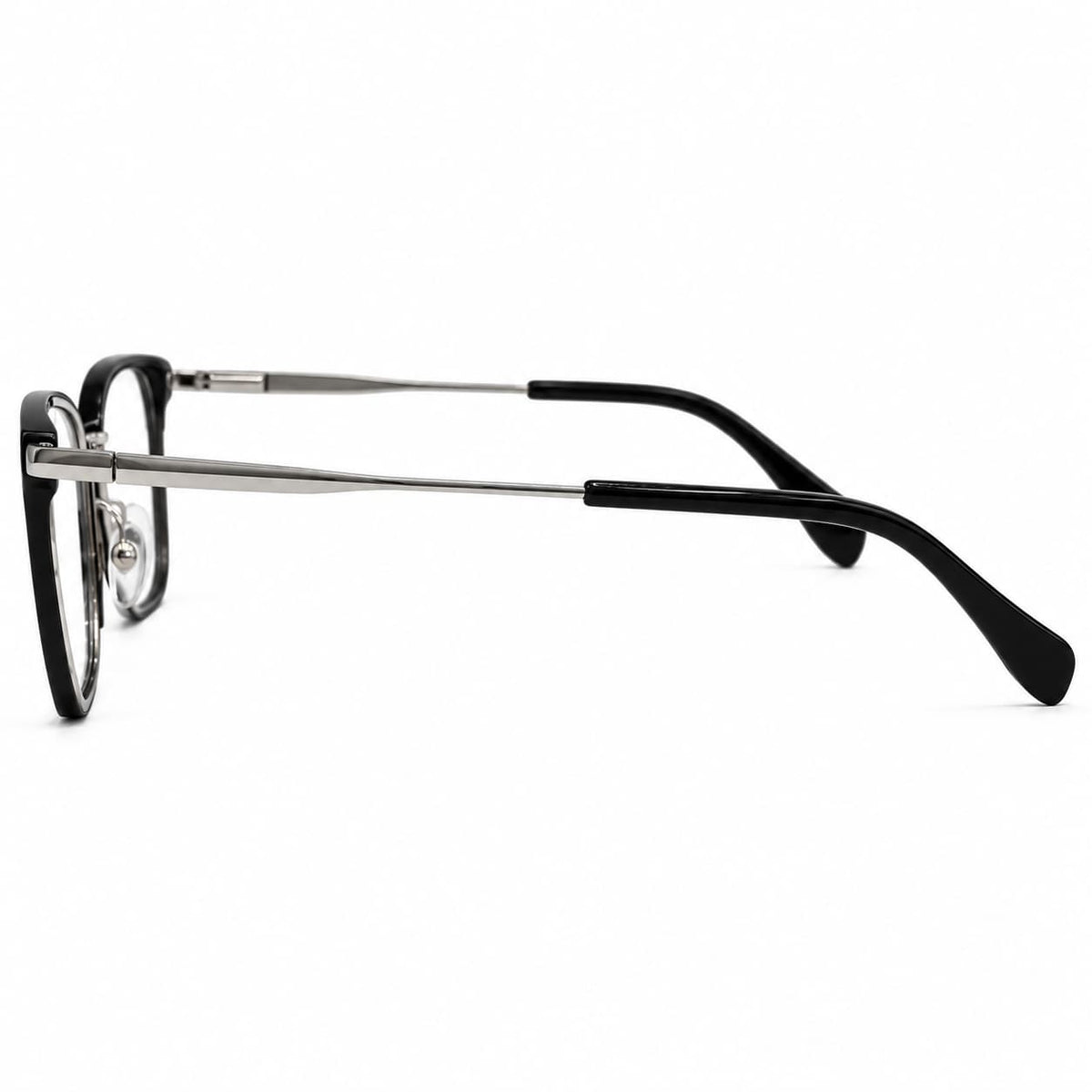 Armação Feminina PD  CS1104 C1 Metalizado Preto Prata
