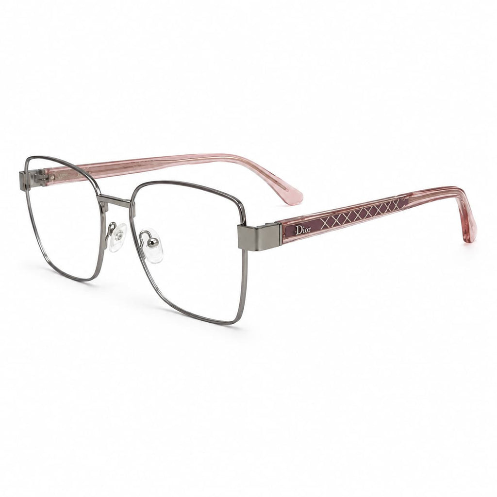 Armação Feminina PD CS1110 C4 Metal Haste Rosa Resistente