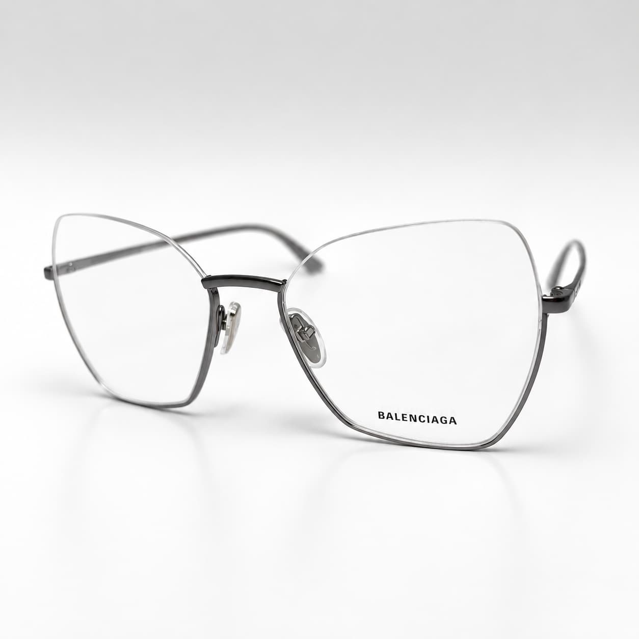 Armação RX Balenciaga Feminino BB0142O-001 Prata