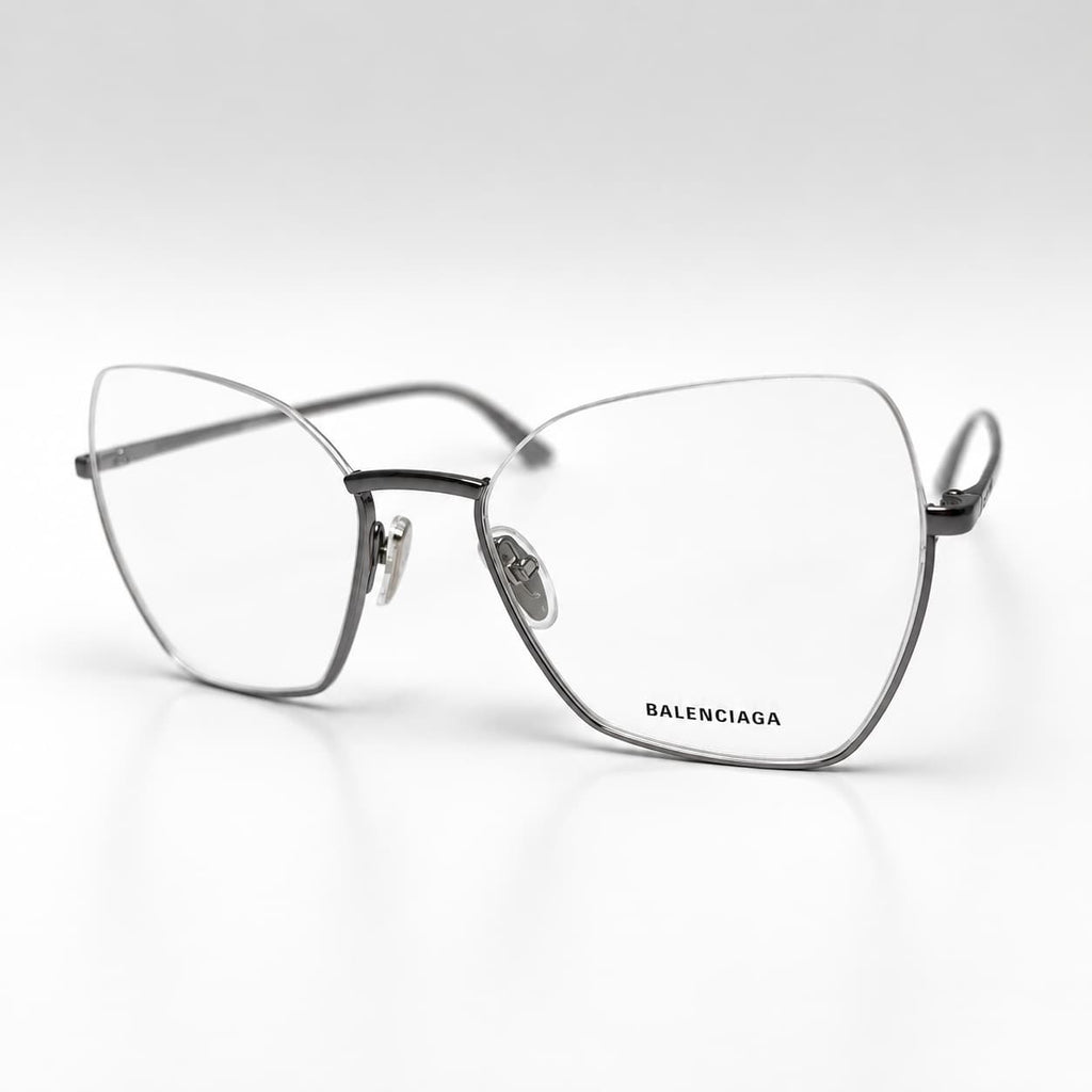Armação RX Balenciaga Feminino BB0142O-001 Prata