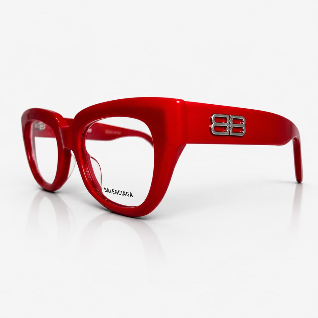 Armação RX Balenciaga Feminino BB0239O-003 Vermelho