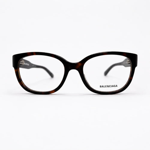Armação RX Balenciaga Feminino BB0214O-002 Preto Animal
