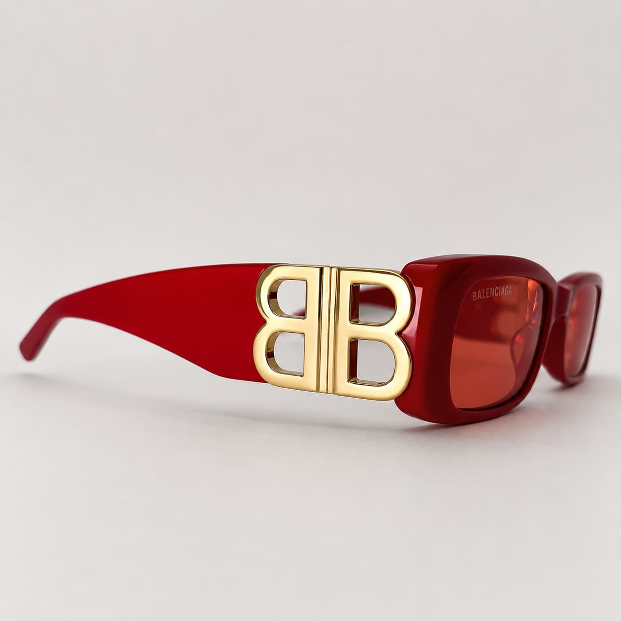 Armação Solar Balenciaga Feminino BB0096S-003 Vermelho