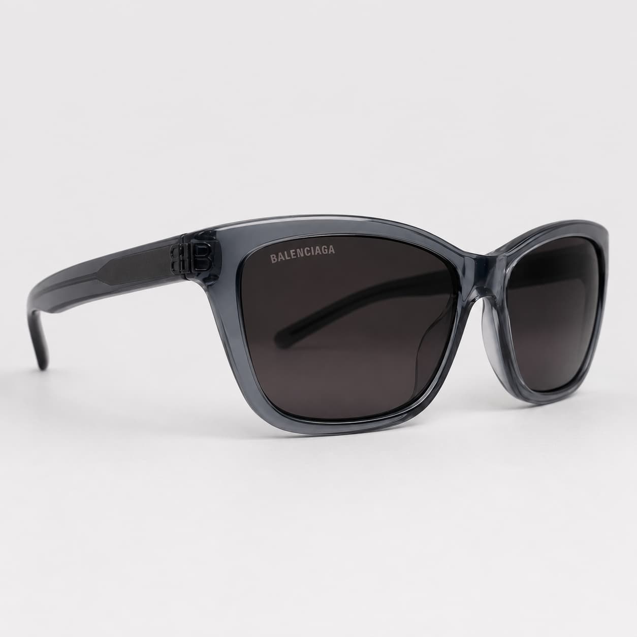 Armação Solar Balenciaga Masculino BB0403SKS-003 Azul Preto