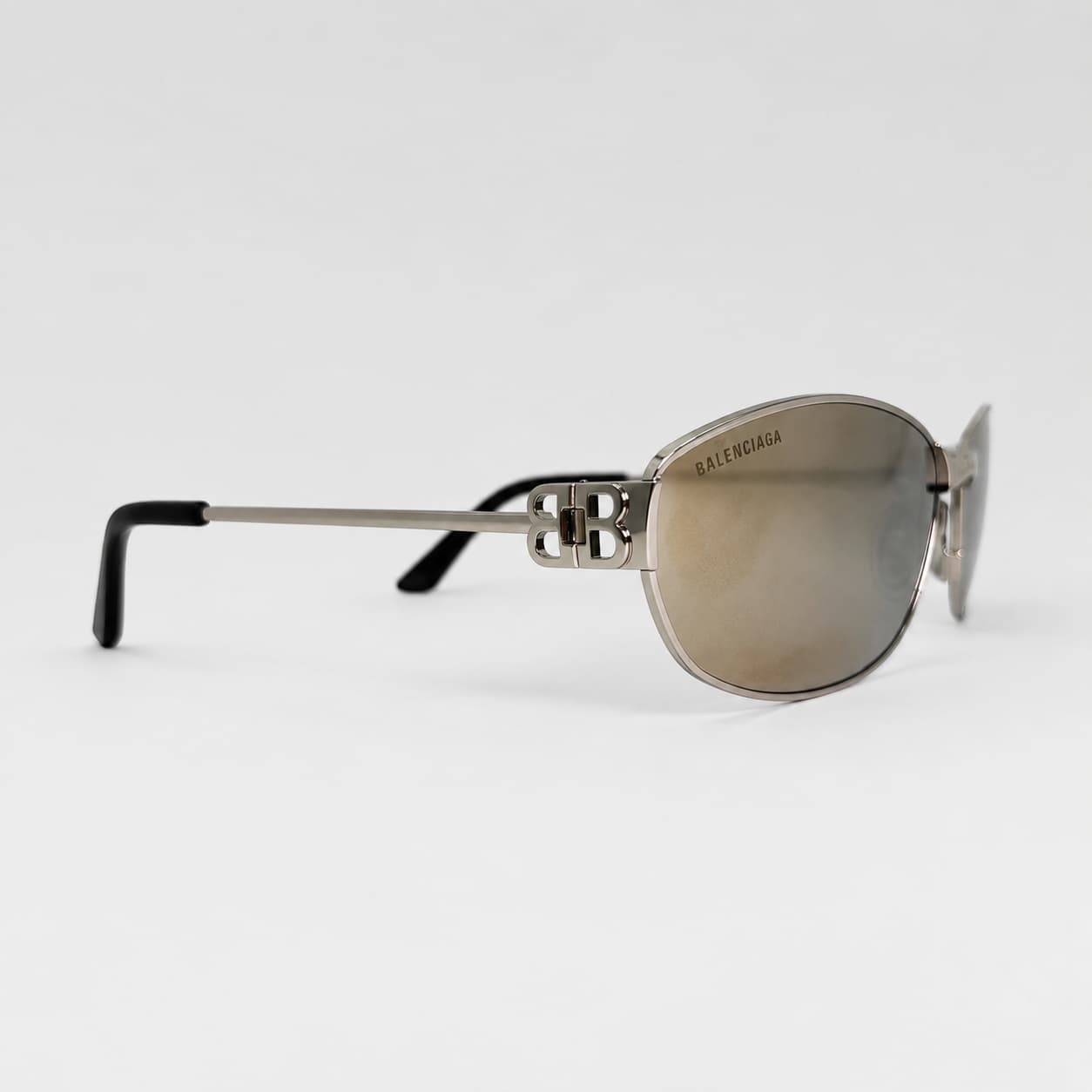 Armação Solar Balenciaga Feminino BB0336S-006 Prata
