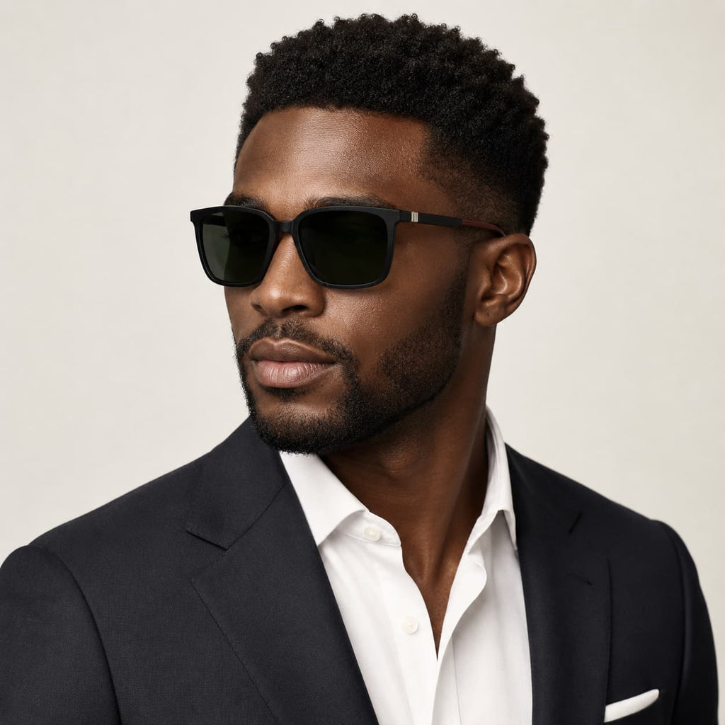 Armação Solar Masculino Por Dios MT5434 C1 Preto Acetato