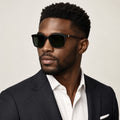 Armação Solar Masculino Por Dios MT5434 C1 Preto Acetato