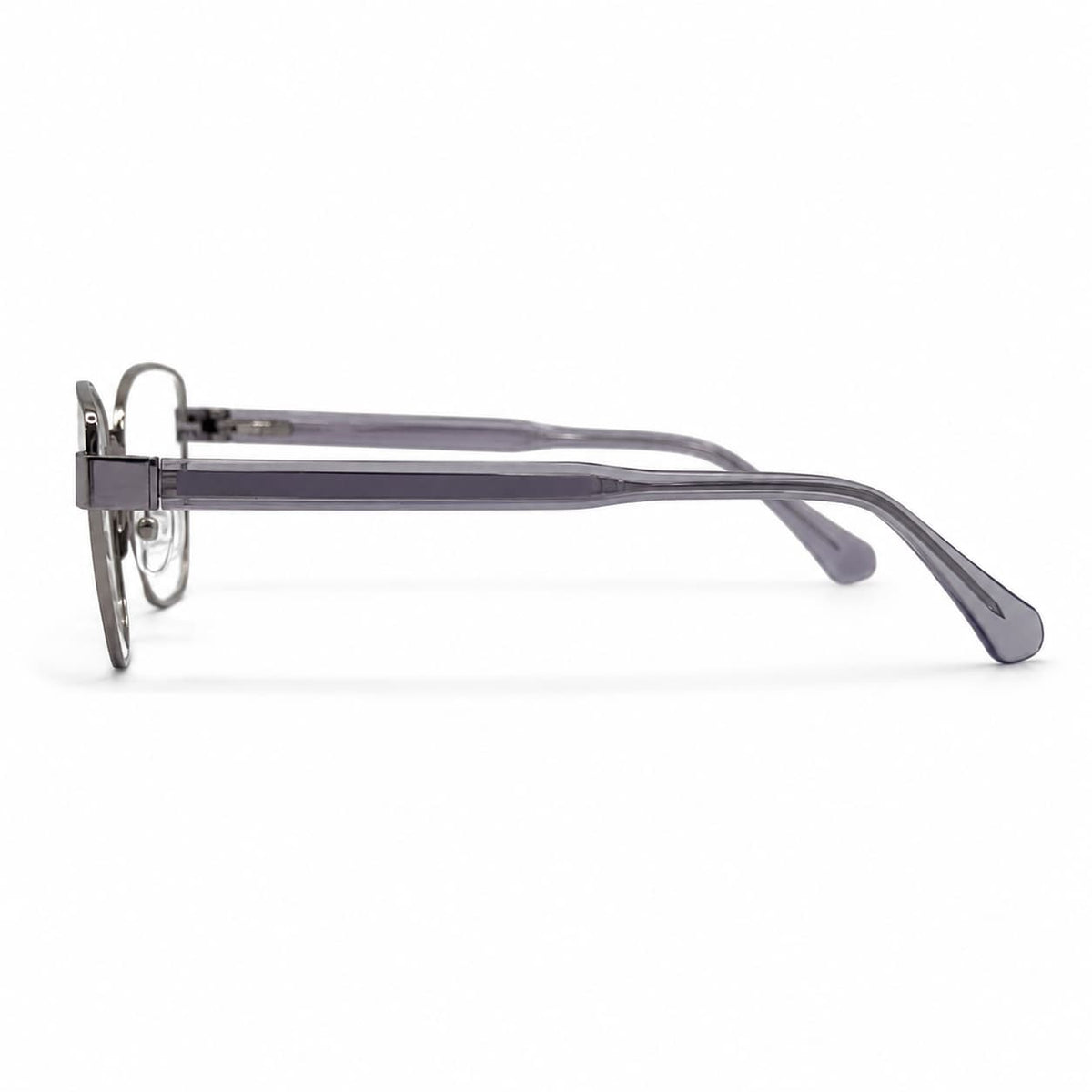 Armação Feminina Óculos PD  CS1105 C2 Prateado Resistente