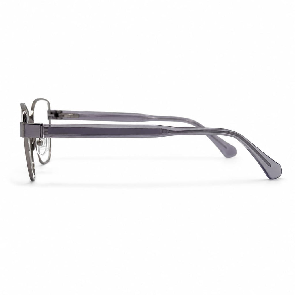 Armação Feminina Óculos PD  CS1105 C2 Prateado Resistente