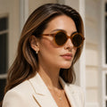 Armação Solar Unisex Por Dios CY010 C2 Caramelo Acetato