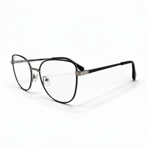 Armação Feminina PD  CS1104 C1 Metalizado Preto Prata